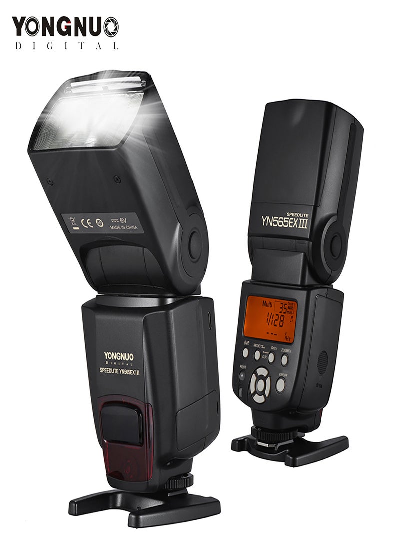 YONGNUO YN565EX III/N Wireless TTL Slave Flash Speedlite GN58 High Speed Recycling System Supports USB Firmware Upgrade for Nikon DSLR Camera - Image 4